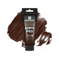 ACRYL PRO ART Composite akril festék 75 ml – 492 égetett umbra