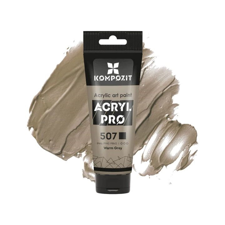ACRYL PRO ART Composite akril festék 75 ml – 507 meleg szürke
