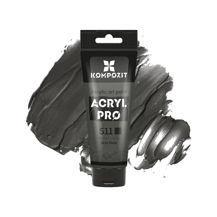 ACRYL PRO ART Composite akril festék 75 ml – 511 szürke szürke