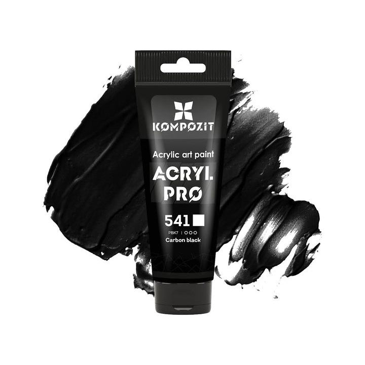 ACRYL PRO ART Composite akril festék 75 ml – 541 korom