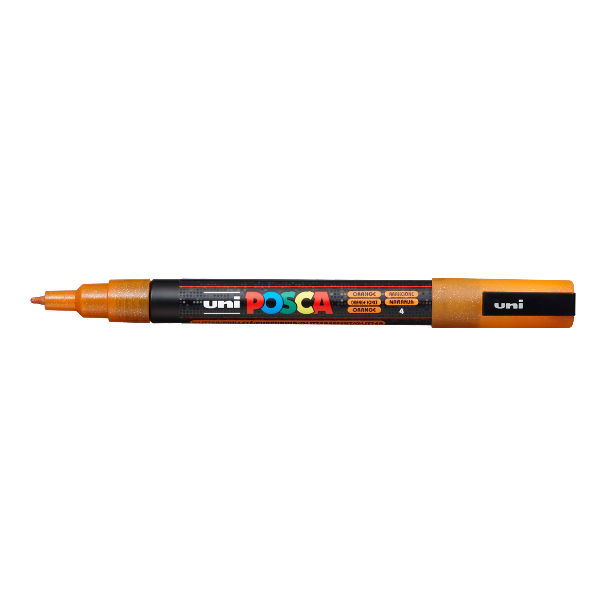 Posca filctoll PC-3ML, 0,9-1,3 mm, csillámos – narancssárga (L4