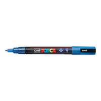 Posca filctoll PC-3ML, 0,9-1,3 mm, csillámos – kék (L33
