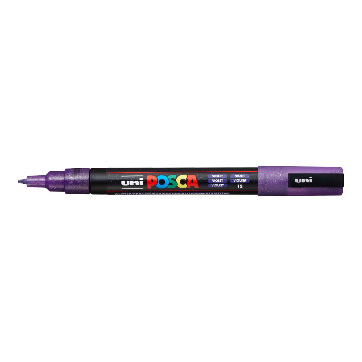 Posca filctoll PC-3ML, 0,9-1,3 mm, csillámos – lila (L12