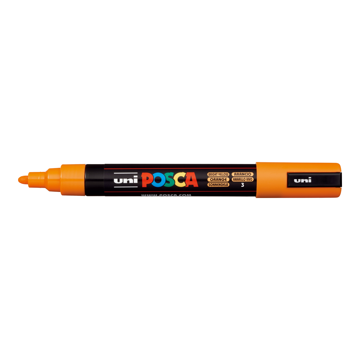 Posca PC-5M akril filctoll, 1,8 - 2,5 mm, élénksárga (3)