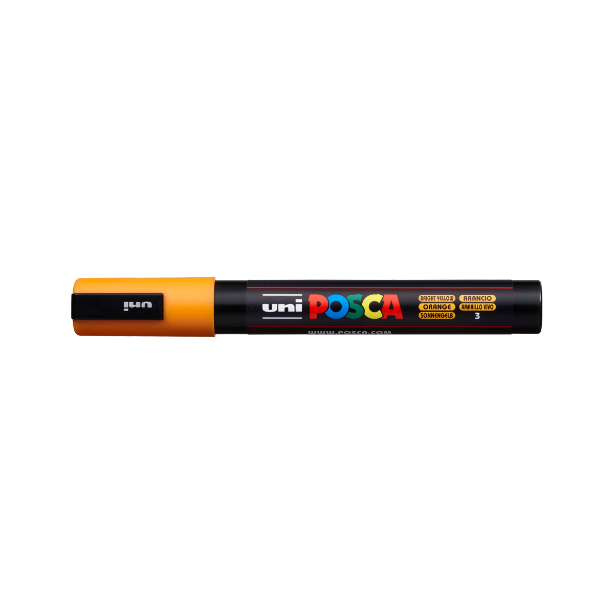 Posca PC-5M akril filctoll, 1,8 - 2,5 mm, élénksárga (3)