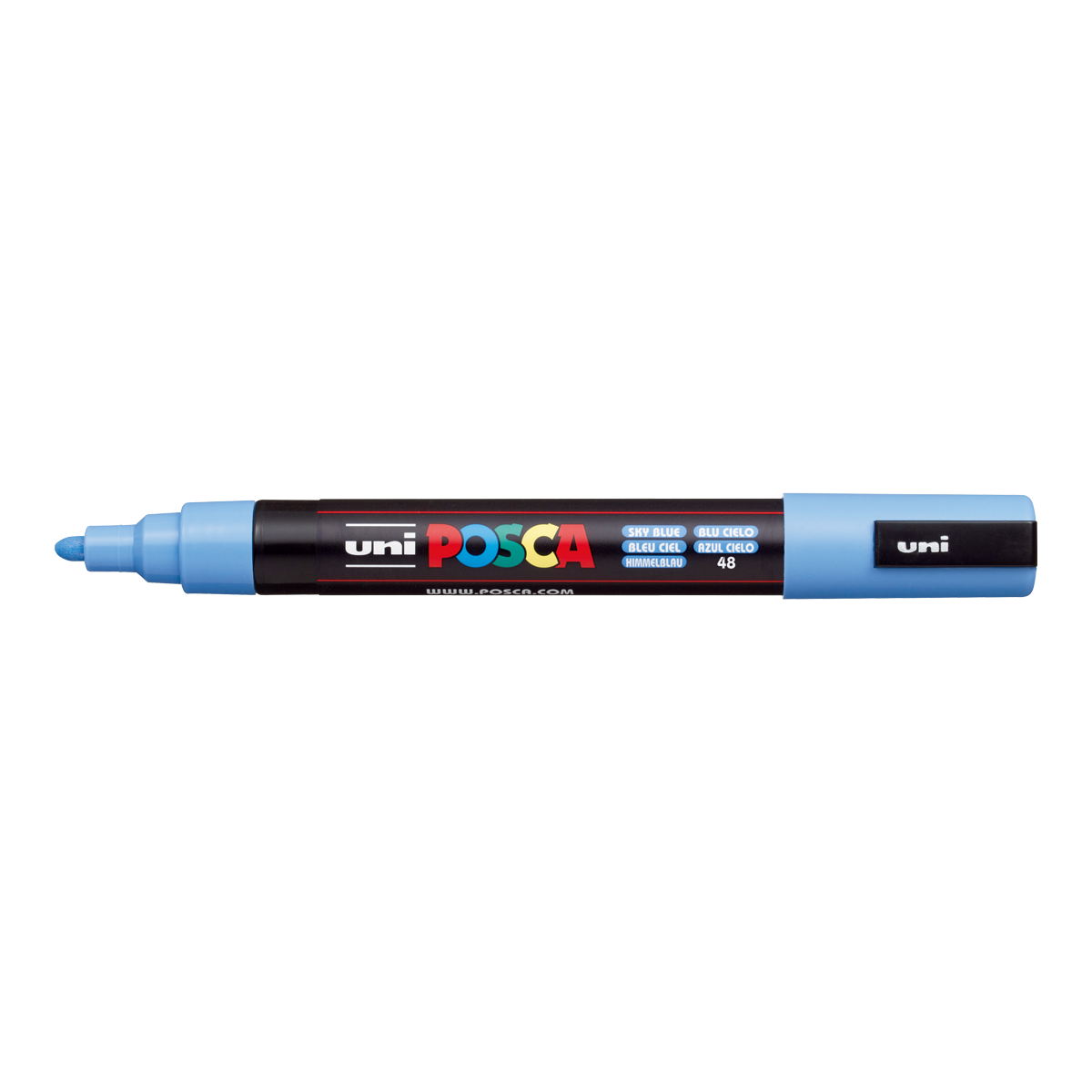 Posca PC-5M akril filctoll, 1,8 – 2,5 mm, égszínkék (48)