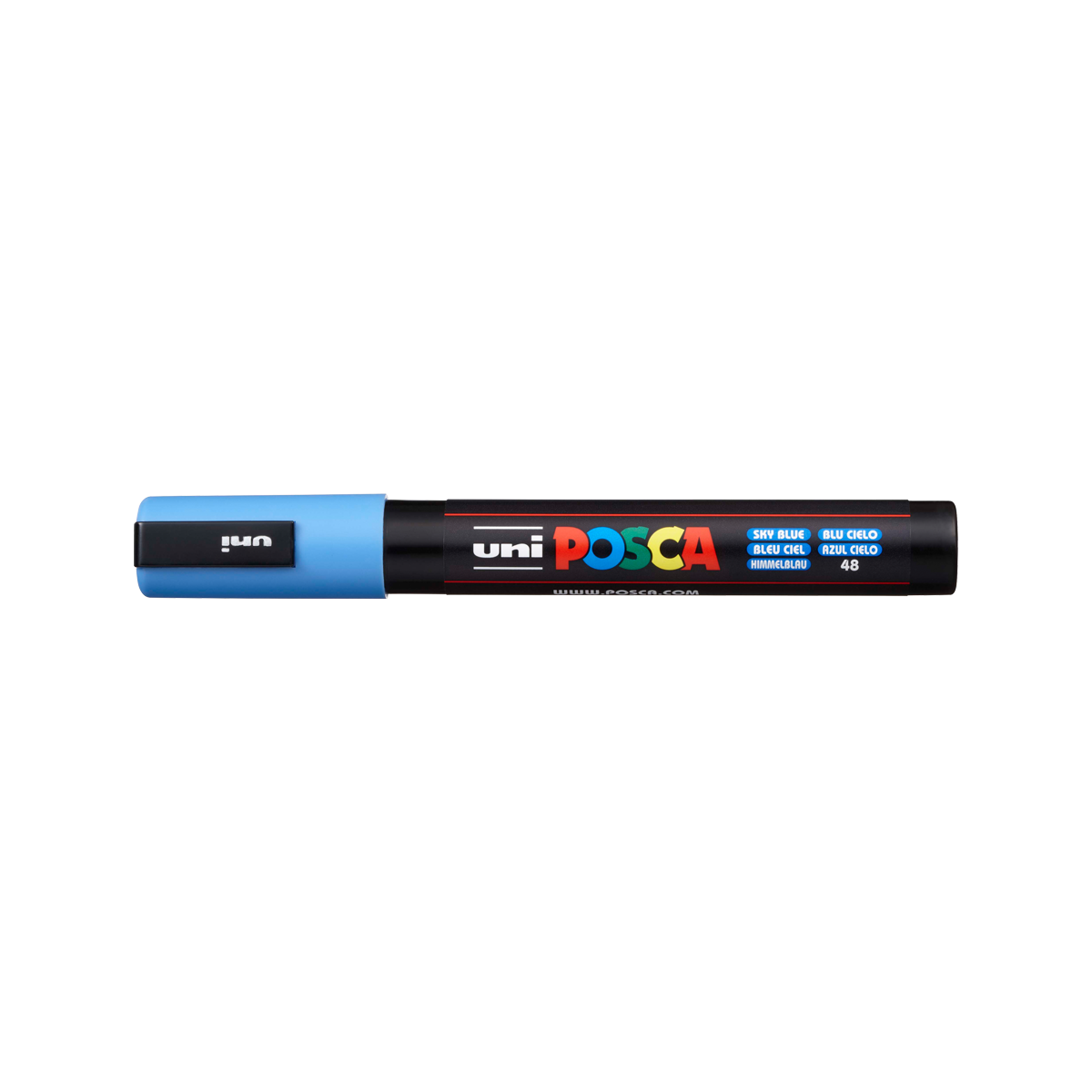 Posca PC-5M akril filctoll, 1,8 – 2,5 mm, égszínkék (48)