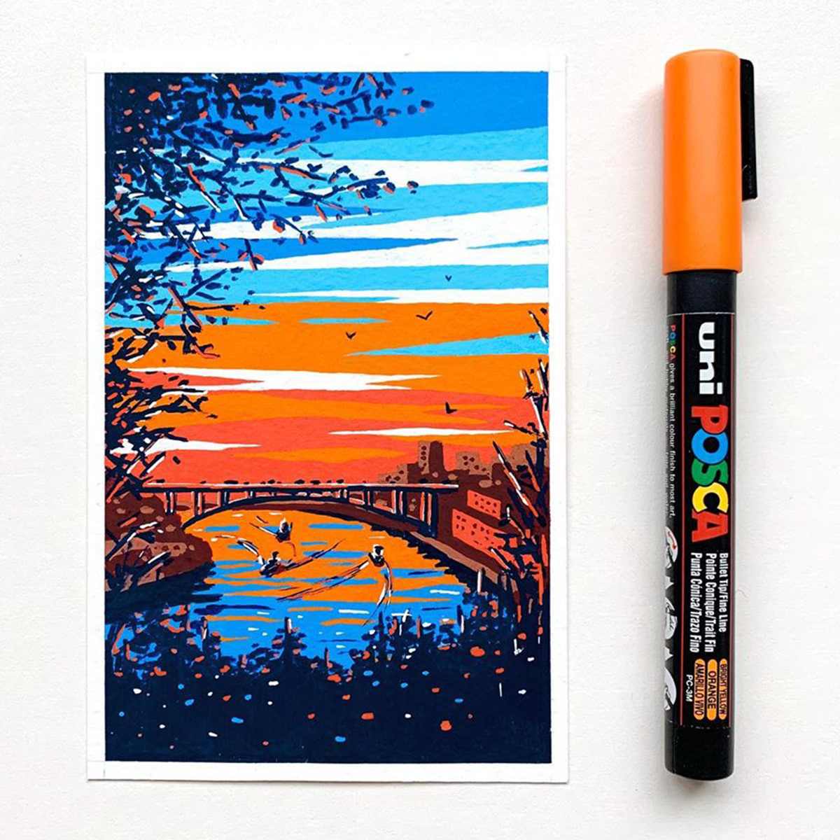 Posca PCF-350 marker, 8 mm