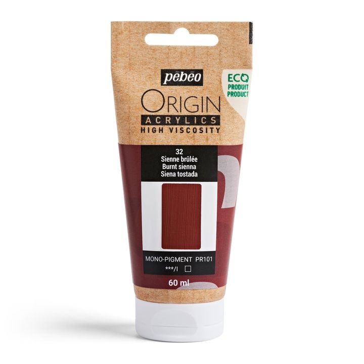 Pebeo ORIGIN akrilfesték 60 ml – Égett Szienna