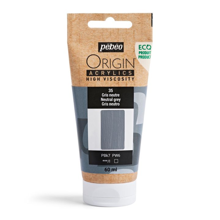 Pebeo ORIGIN akrilfesték 60 ml – Semleges szürke