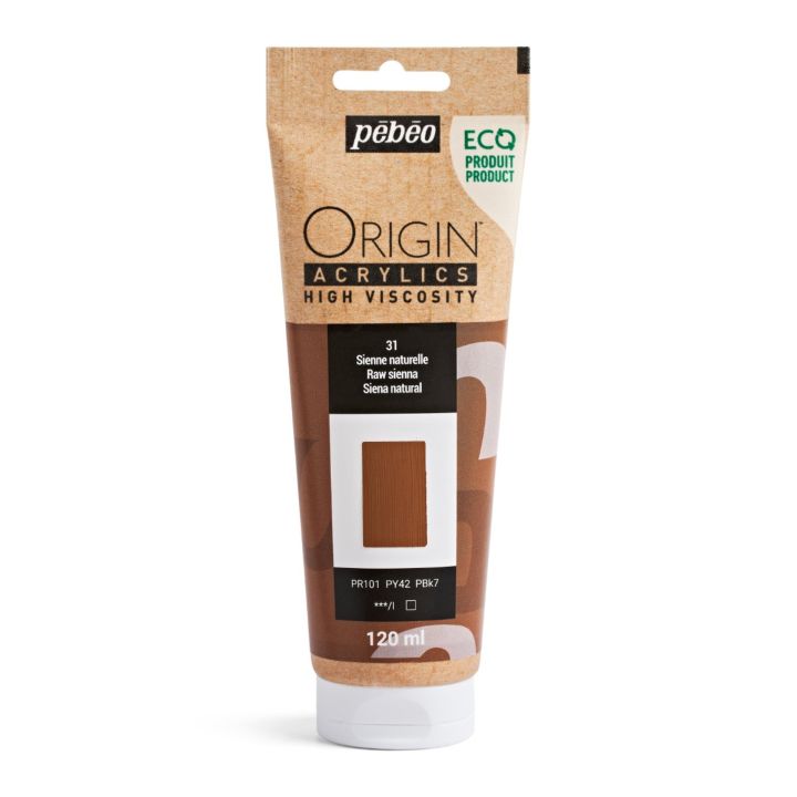 Pebeo ORIGIN akrilfesték 120 ml – Nyers Szienna