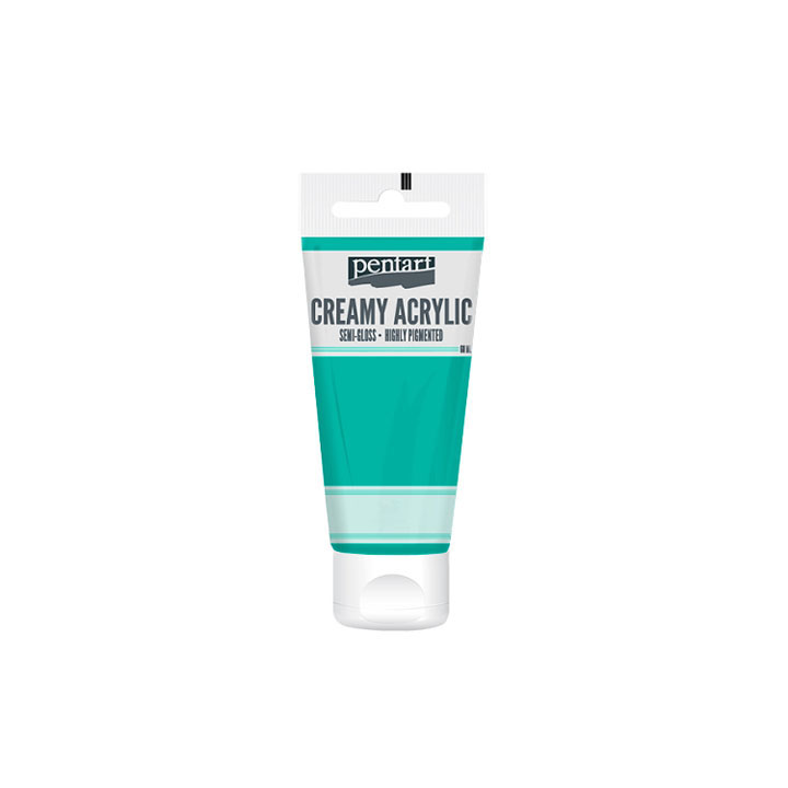 Krémes akrilfesték félfényes Pentart 60 ml – green