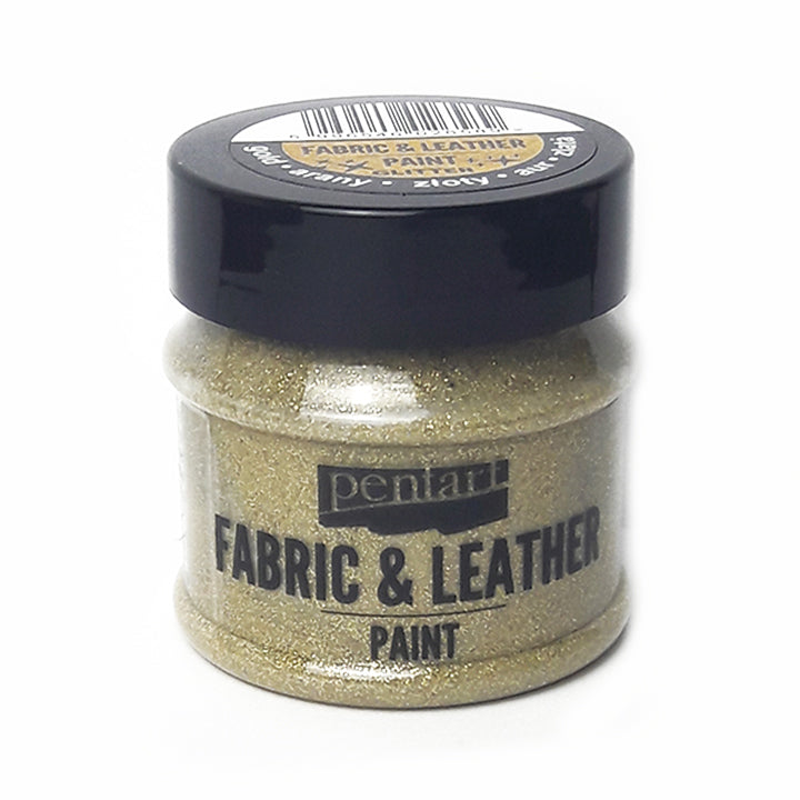 Festék textiliákra és bőrre Pentart 50 ml – Glittering gold