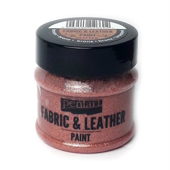 Festék textiliákra és bőrre Pentart 50 ml – Glittering bronze