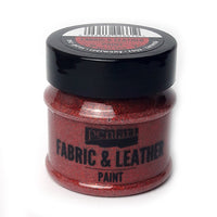 Festék textiliákra és bőrre Pentart 50 ml – Glittering red