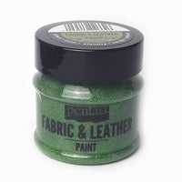 Festék textiliákra és bőrre Pentart 50 ml – Glittering green