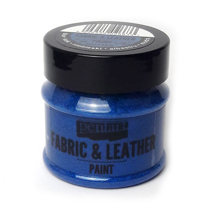 Festék textiliákra és bőrre Pentart 50 ml – Glittering blue