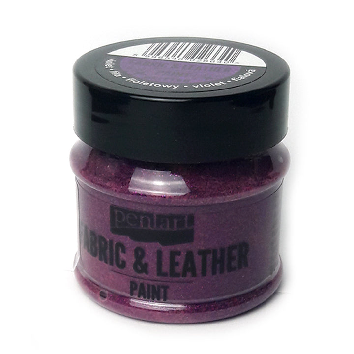 Festék textiliákra és bőrre Pentart 50 ml – Glittering purple