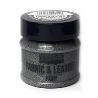 Festék textiliákra és bőrre Pentart 50 ml – Glittering graphite