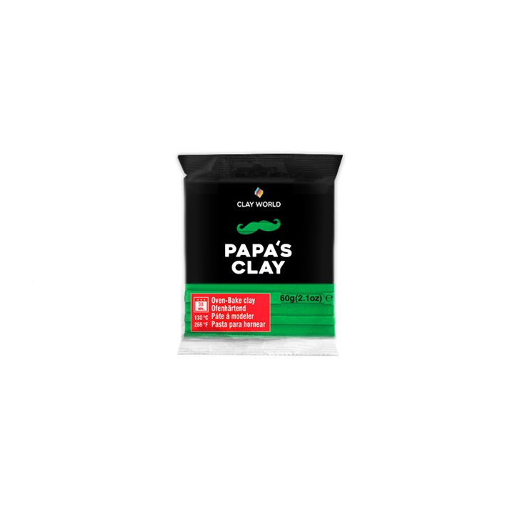 Papa's Clay Polymer Clay 60g – Levél zöld