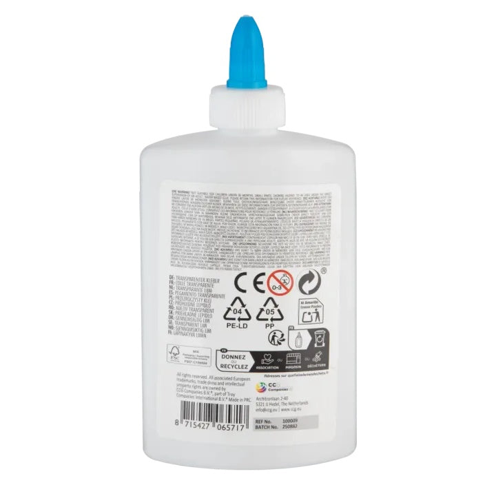 GRAFIX Átlátszó hobby ragasztó - tiszta kézműves ragasztó 250 ml