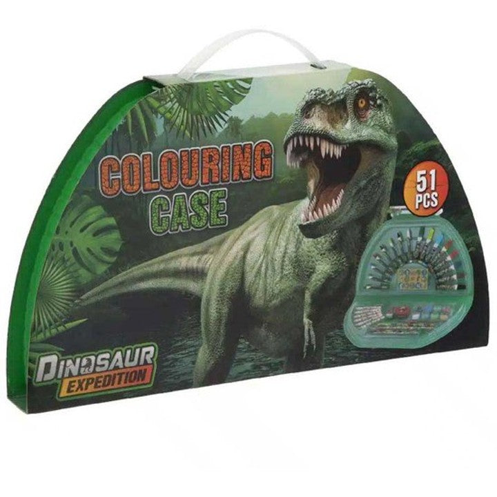 Dino színes bőrönd félkör alakú 51 db