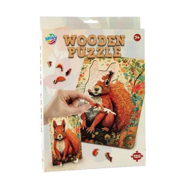 Fa puzzle Mókus 130db MOXY