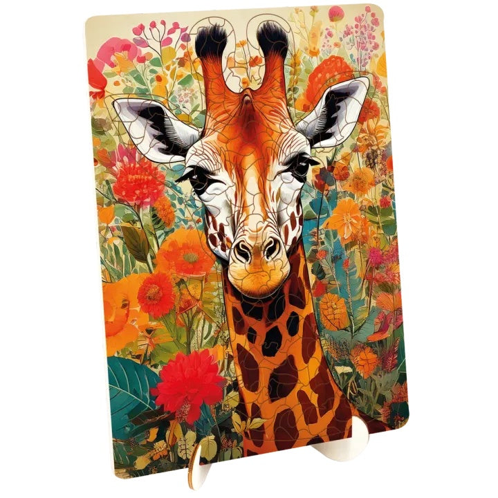 Fa puzzle Zsiráf 130 db