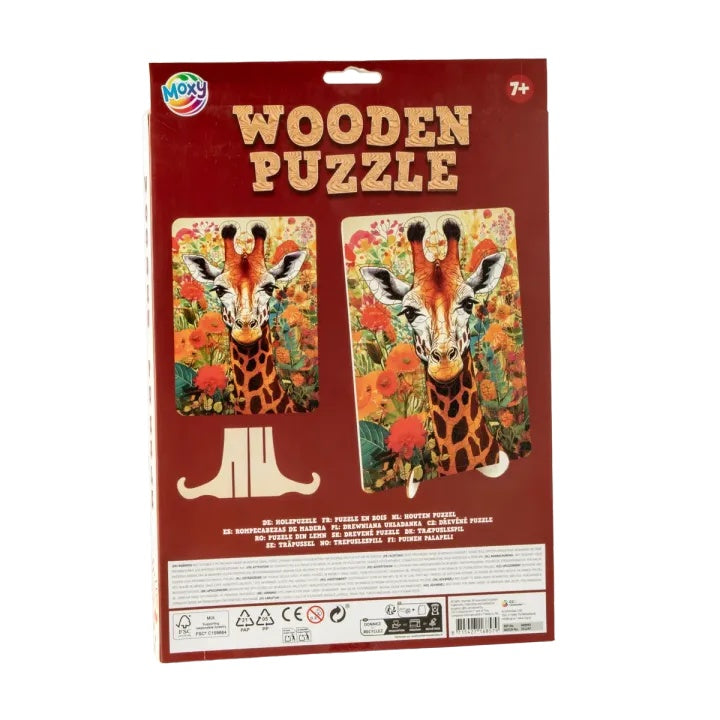 Fa puzzle Zsiráf 130 db