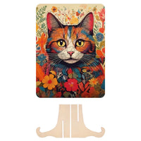 Fa puzzle Macska egyedi formákkal 130 db