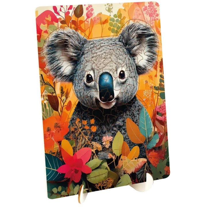Fa puzzle Koala egyedi formák 130 db MOXY