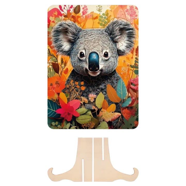 Fa puzzle Koala egyedi formák 130 db MOXY