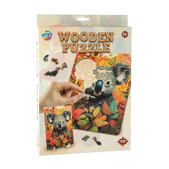 Fa puzzle Koala egyedi formák 130 db MOXY