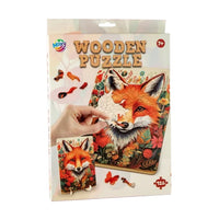 Fa puzzle Róka - 130 db egyedi forma a MOXY-tól