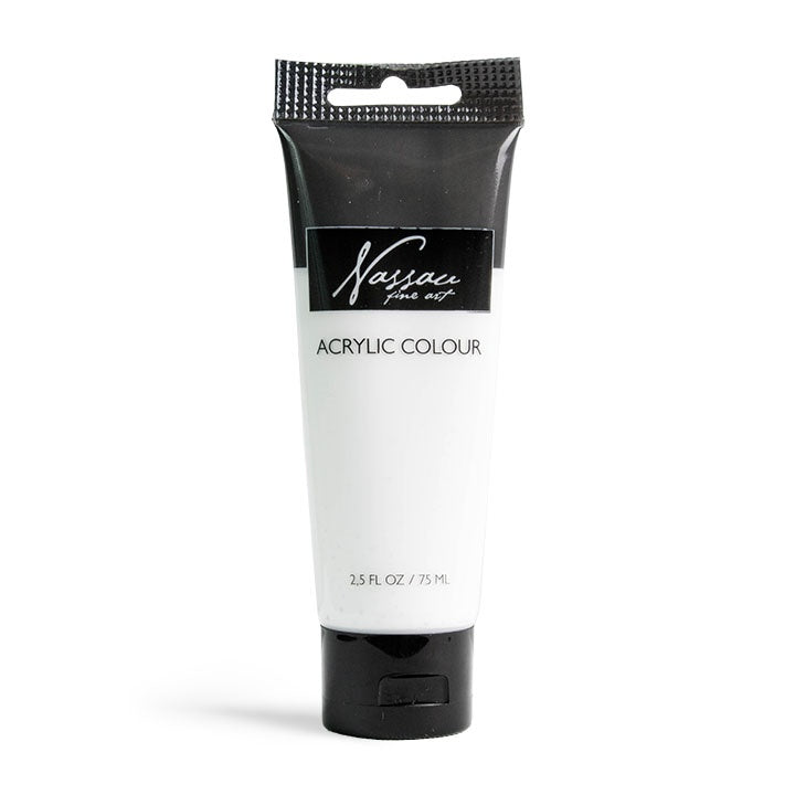 Nassau Fine Art akrilfesték 75 ml-es tubusban – es tubusban - white