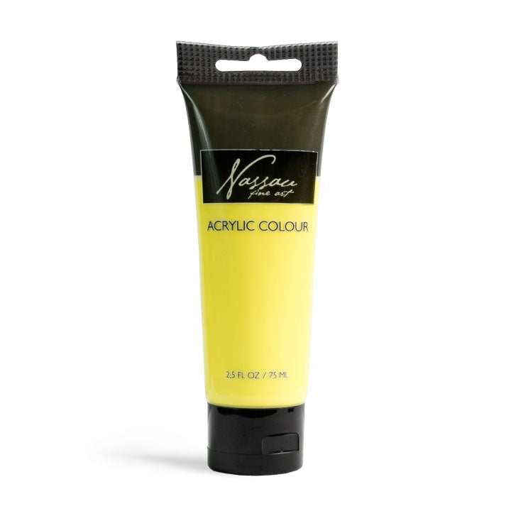 Nassau Fine Art akrilfesték 75 ml-es tubusban – es tubusban - yellow