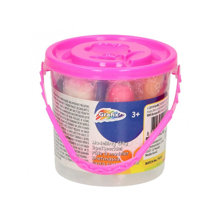 Gyerekeknek szánt modellező keverék Grafix 12 db – Pink