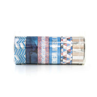 Washi szalag készlet 6 x 2.5 m – kék