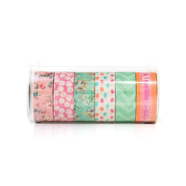 Washi szalag készlet 6 x 2.5 m – pöttyök