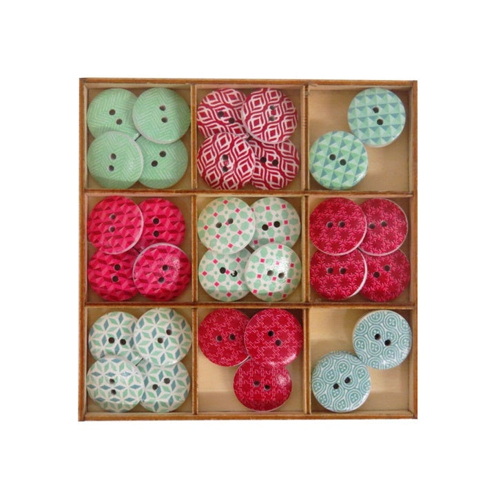 Fa gombok Craft Sensations 36 db – Set 3