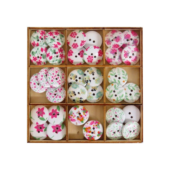 Fa gombok Craft Sensations 36 db – Set 4
