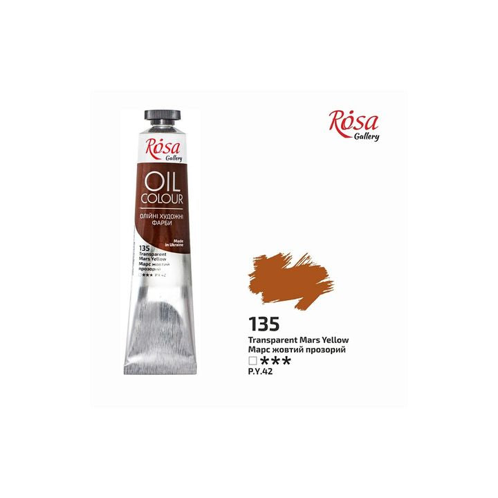 Olajfestékek Rosa Gallery 45 ml – 135 átlátszó mars sárga