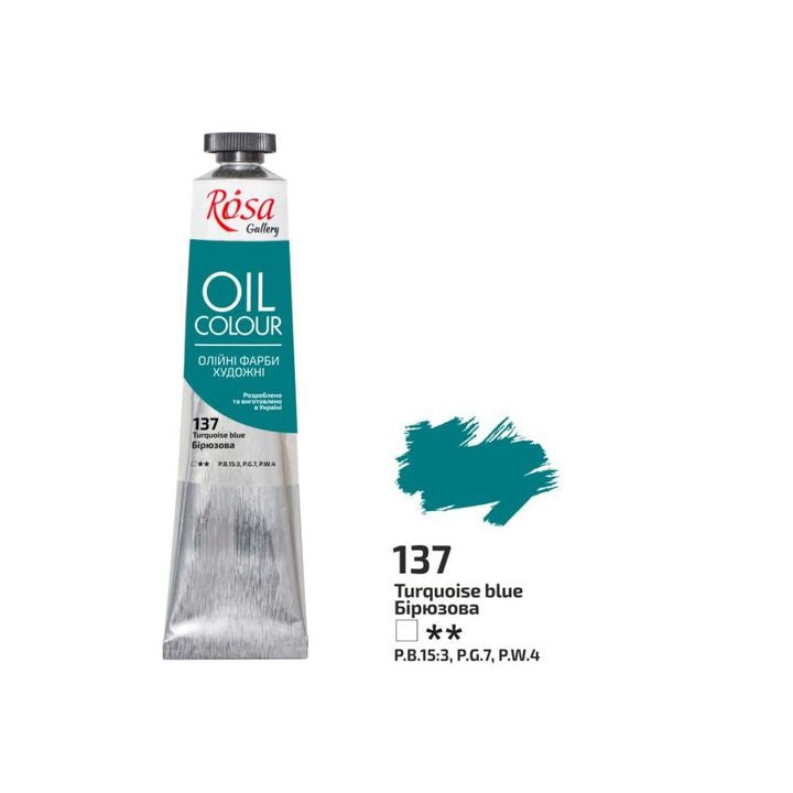 Olajfestékek Rosa Gallery 45 ml – 137 türkizkék