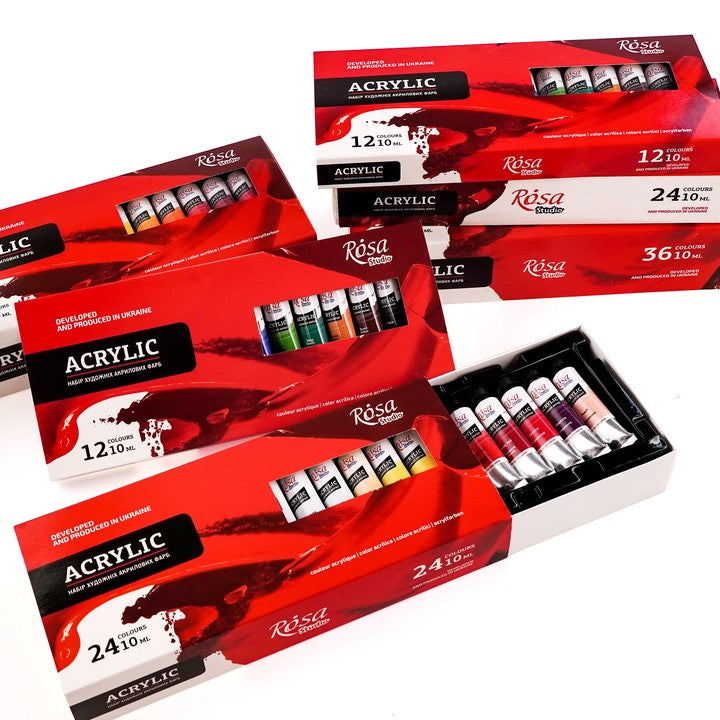 ROSA STUDIO akrilfesték készlet | 12x10 ml