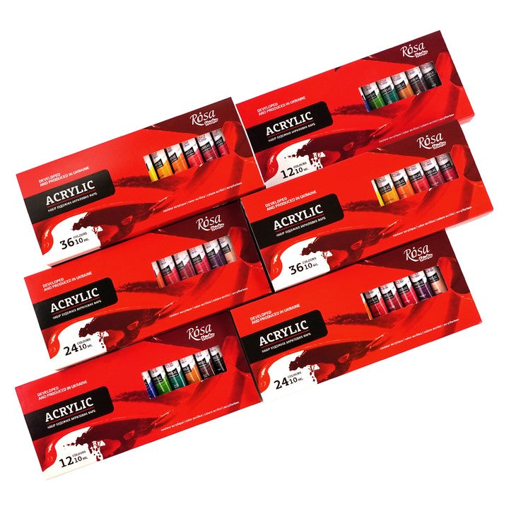 ROSA STUDIO akrilfesték készlet | 12x10 ml