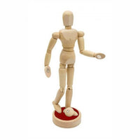 Fából készült emberi test modell mágnesekkel - unisex 30,5 cm