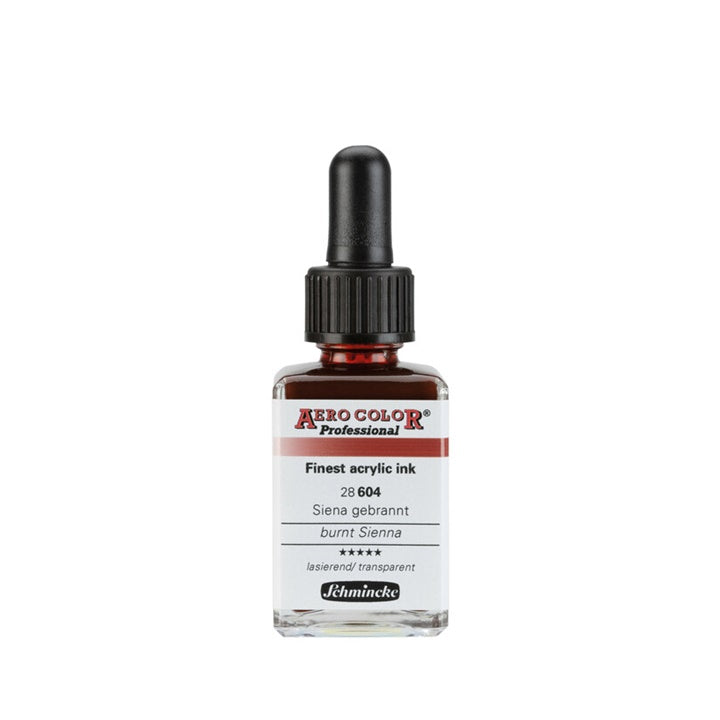 Akril tinta Schmincke AERO COLOR Professional Standard 28 ml – 604 Égett sienna