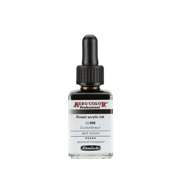Akril tinta Schmincke AERO COLOR Professional Standard 28 ml – 606 Sötétbarna