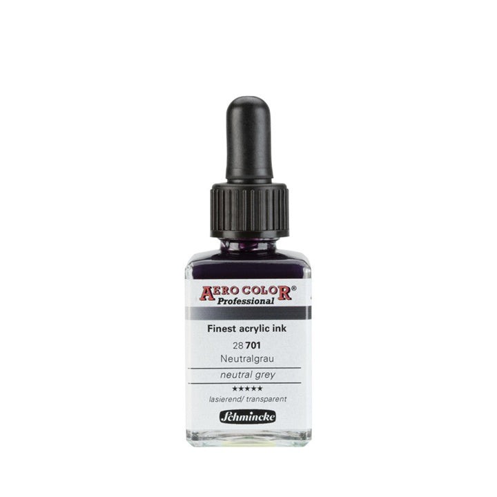 Akril tinta Schmincke AERO COLOR Professional Standard 28 ml – 701 Semleges szürke