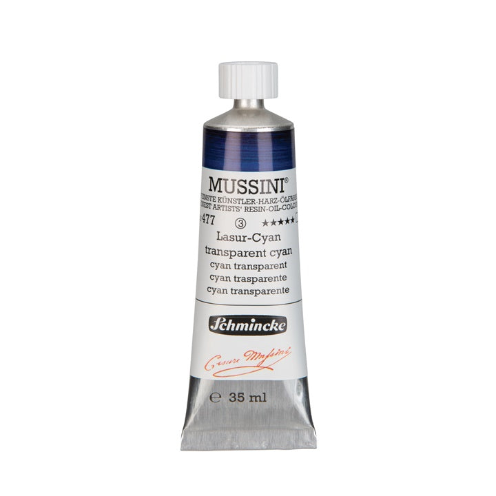 Olajfesték Schmincke MUSSINI 35 ml – 477 cián átlátszó